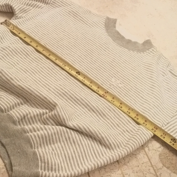 Vintage women's sweatshirt brand- ROW G, sz Large. Light yellow/gray str… - Picture 13 of 15